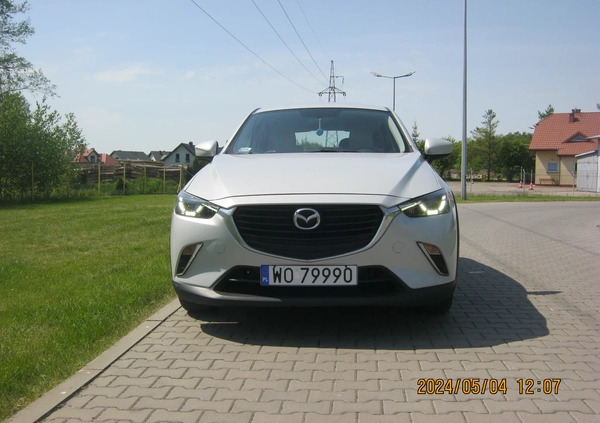 Mazda CX-3 cena 66900 przebieg: 77065, rok produkcji 2017 z Ostrołęka małe 172